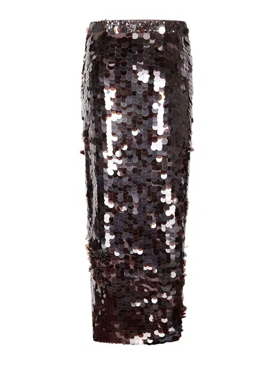 P.a.r.o.s.h Long Skirt In Black