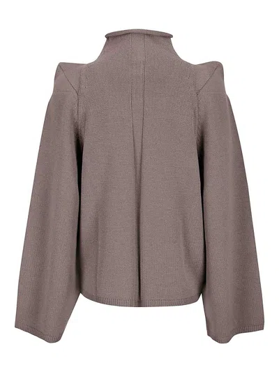 Rick Owens Sweater With Top In Gray
