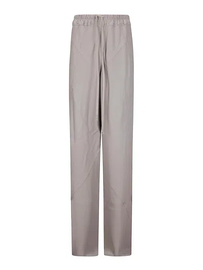 Rick Owens Drawnstring Bias Trousers In Animal Print