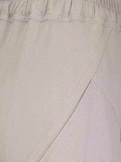 Rick Owens Drawnstring Bias Trousers In Animal Print