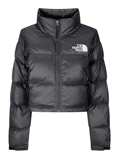 The North Face W Nuptse Short Jacket In Black