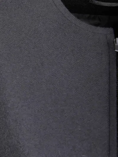 Yohji Yamamoto Zip-up Wool Jacket In Black