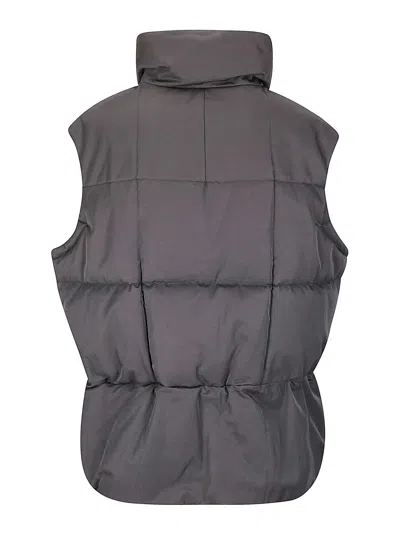 Yohji Yamamoto Padded Vest In Gray