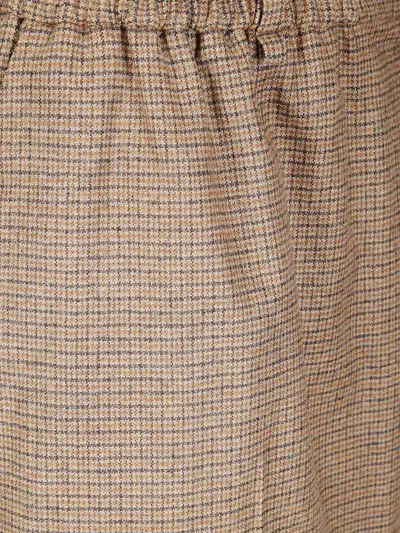 Martine Rose Extreme Wide Leg Tailored Trouser In Brown