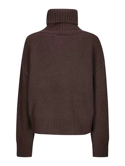 Extreme Cashmere Oversized Wool Sweater In Brown