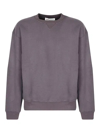 Our Legacy Long-sleeved Sweatshirt In Purple