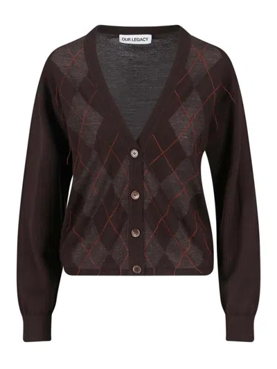 Our Legacy Cardigan In Brown