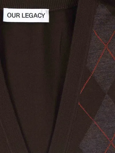 Our Legacy Cardigan In Brown