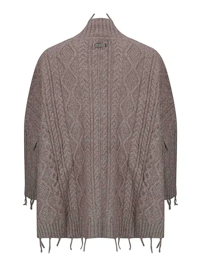 Archiviob Maxi Cape In Brown