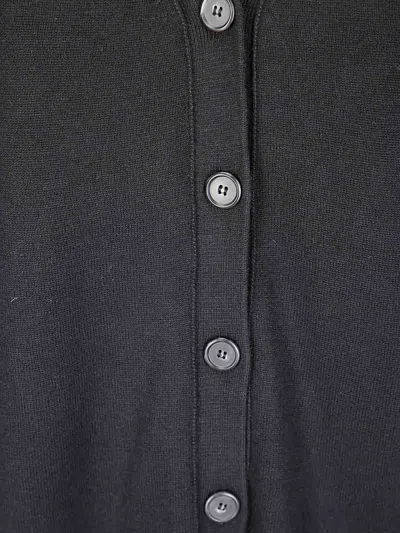 Stefano Mortari V-neck Button-down Cardigan With Asymmetrical Hem In Multi