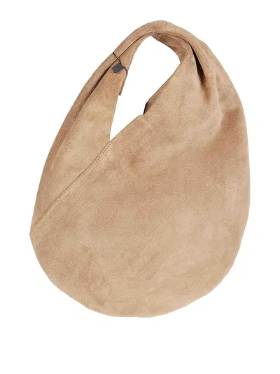 Aesther Ekme Suede Handbag In Neutral