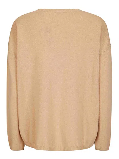 Hira V-neck Sweater In Brown