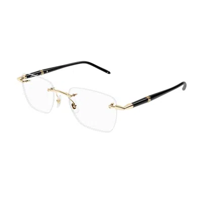 Montblanc Eyeglasses In Gold