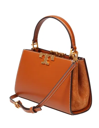 Tory Burch Mini Eleanor Leather Satchel Color Whishy In Brown