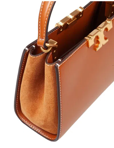 Tory Burch Mini Eleanor Leather Satchel Color Whishy In Brown