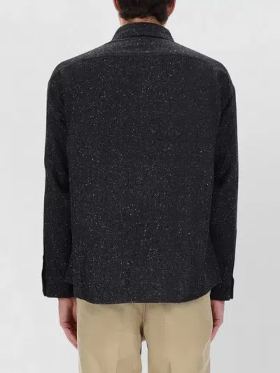 Visvim Long Sleeve Shirt Featuring Chest Pockets In Black