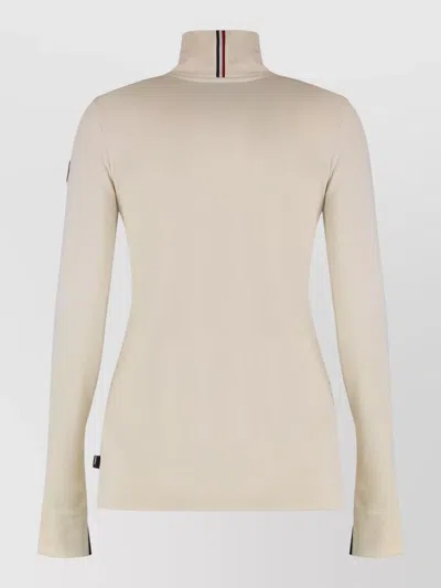 Moncler Grenoble Turtleneck In Polartec® In Neutral