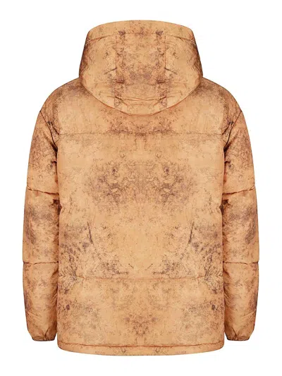 66 North Dyngja Down Jacket Aop In Brown