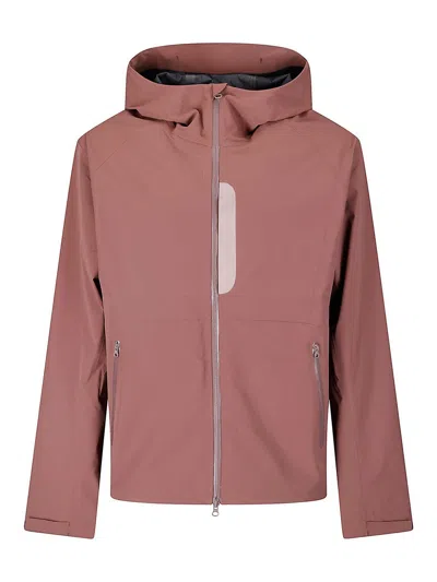 Hiking Patrol Arc Lt Weight Shell Jacket In Burgundy