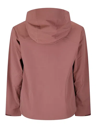 Hiking Patrol Arc Lt Weight Shell Jacket In Burgundy