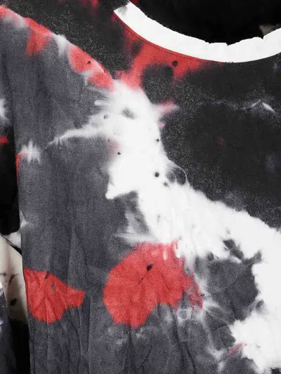 Limi Feu Asymmetrical Frayed Top In Black