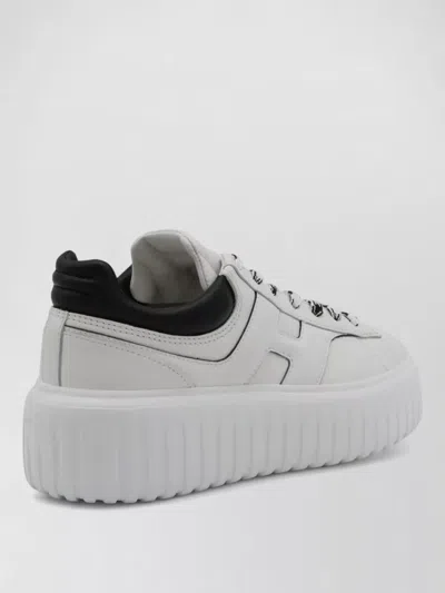 Hogan Platform Sneakers Featuring Textured Outsole In Multi