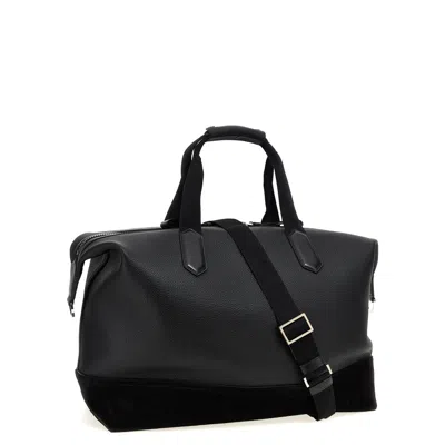 Tom Ford Buckley East West Tote Duffel Bag In Black