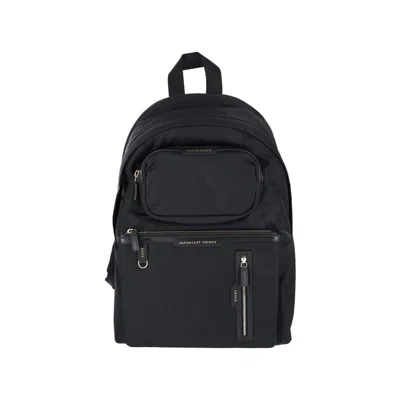 Anya Hindmarch Travel Backpack Luxury In Black