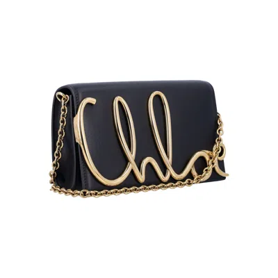 Chloé Chloe C Chloe Clutch In Black