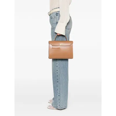 Anya Hindmarch Mortimer Top Handle In Brown