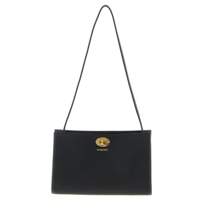 Burberry Cotswolds Shoulder Strap Clutch Bag In Black