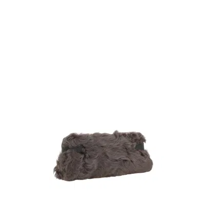 Brunello Cucinelli Fur Clutch Bag