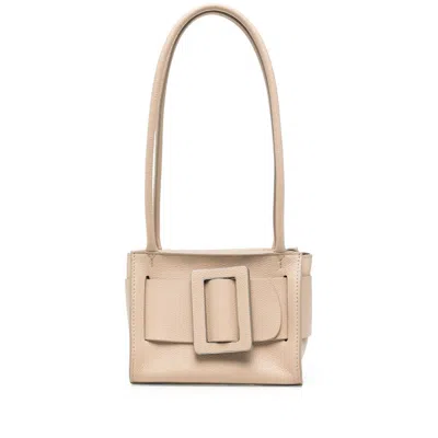 Boyy Bobby 18 Soft Leather Handbag In Neutral