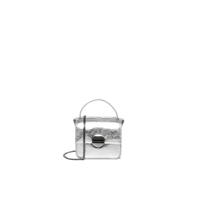 Chloé Chloe Penelope Micro Crossbody Bag In Silver