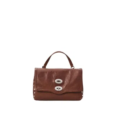 Zanellato Small Leather Handbag Adjustable Strap In Brown