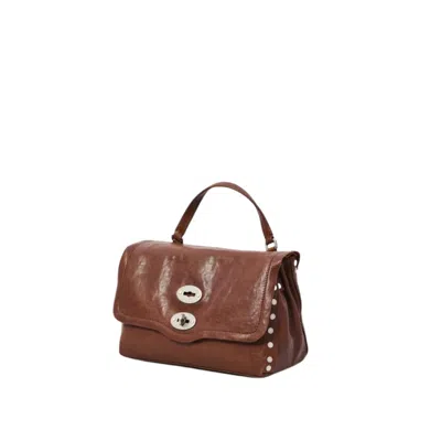 Zanellato Small Leather Handbag Adjustable Strap In Brown