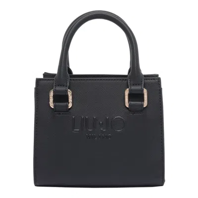 Liu •jo Versatile Handbag Removable Strap In Black