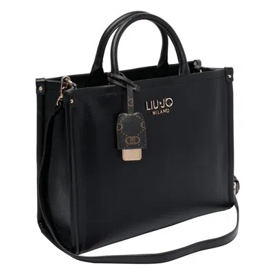 Liu •jo Versatile Handbag Adjustable Strap In Black