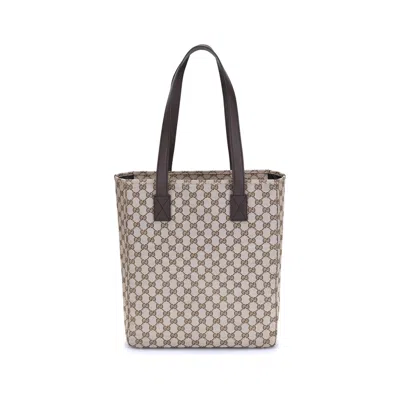 Gucci Men Gg Fabric Tote Bag