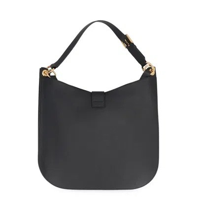 Tom Ford Tara Leather Crossbody Bag In Black
