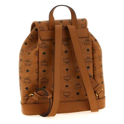 Mcm Aren Backpack In Brown