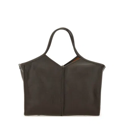 Hereu Calella Squared Medium Bag In Brown