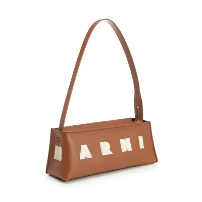 Marni Museo Baguette Bag In White