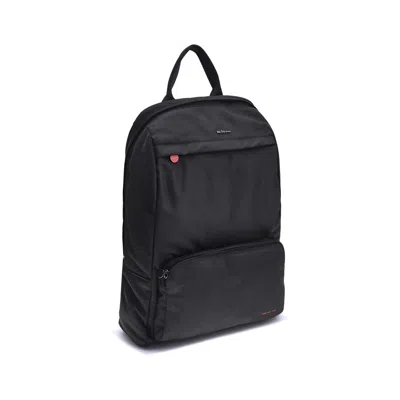 Kiton Backpack With Adjustable Straps And Front Pocket In Black