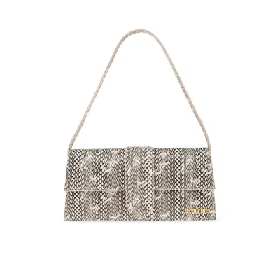Jacquemus Shoulder Bag Le Bambino Long In Sand