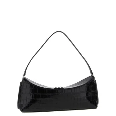 Jacquemus La Pochette Ovalo Shoulder Bag In Black