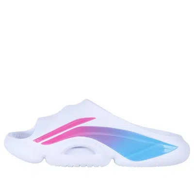 Li-ning (wmns)  8 Pe Courtside Sport Slides 'white Blue' In Multi