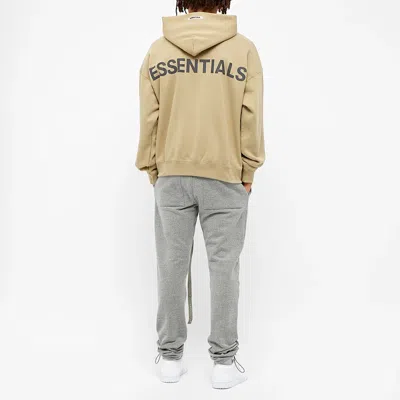 Essentials Fear Of God  Fw19 Pullover Hoodie 'twill' In Black