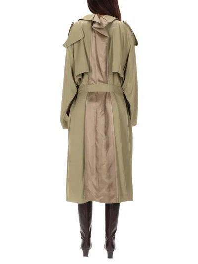 Mm6 Maison Margiela Dual Wear Trench Coat In Green