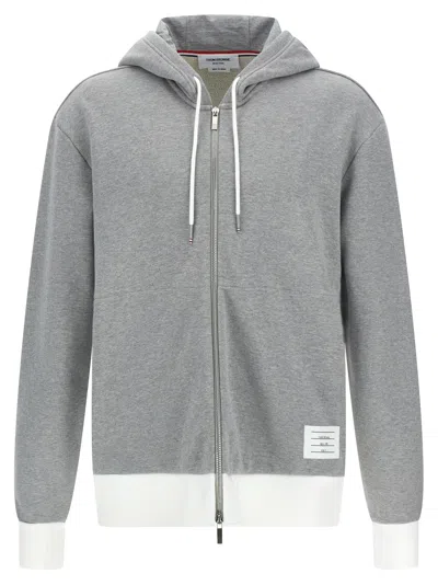Thom Browne Grey Cotton Sweatshirt In Gray